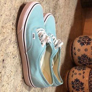 Size 9 Carolina blue vans